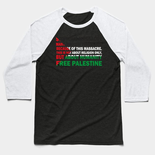 Free Palestine!! Baseball T-Shirt by anwara